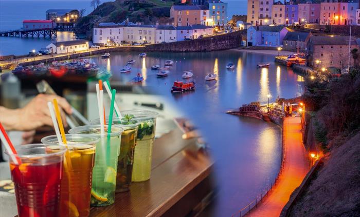Enjoy a couple of cheeky cocktails as the sun goes down